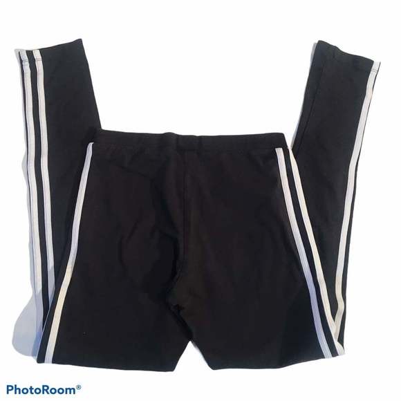Adidas Three Stripe Cotton Leggings XS - Picture 5 of 10